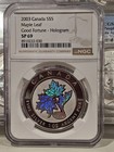2003 Canada Maple Leaf Good Fortune S 5 Ngc Sp69 New Slab - Holo Coin