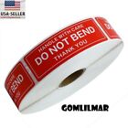 5 Rolls 1000 1x3 Do Not Bend Stickers Labels  Easy Peel And Apply 
