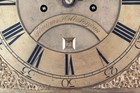London Georgian Grandfather Clock Brass Dial Movement   1770 Original Excellent