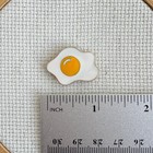 Fried Egg Enamel Needle Minder  Egg Fridge Magnet  Magnetic Lapel Pin