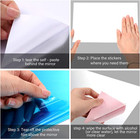 Zonon Flexible Mirror Sheets Self Adhesive  10 Pieces  6 X 9 Inches