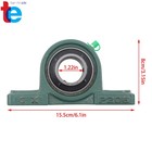 2 Bolt Self Aligning Pillow Block Bearing Ucp206-20 1-1 4 Bore 2 Pcs Solid Base