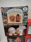 Lot Vintage Christmas Salt Pepper Shakers Sets Dalmatian Turkey Snowman Reindeer