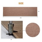 1-4x Non-slip Stair Treads Indoor Stairs Imitation Linen Carpet For Wooden Steps