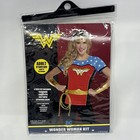 Womens Dc Comics Wonder Woman Accessory Kit  Tiara  Belt With Lasso     