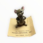 Vtg Hagen Renaker Miniature Big Brother Mouse A-295 Ceramic Porcelain Figurine