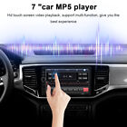 7  Double 2 Din Car Stereo Radio Mp5 Touch Screen Bluetooth Fm Usb   Rear Camera
