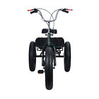 Adult Tricycle  7 Speed With Double Disc Brake  3 Wheel With Basket  Snow Tires 