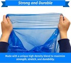 33 Gallon Recycling Bags  240 Count  Bulk  Made In The Usa - Blue Trash Bags