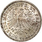 1866 1866 Germany 1k Frankfurt Pcgs Ms67   Repunched Date   unlisted 
