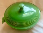 Fiesta Vintage Medium Green Covered Casserole