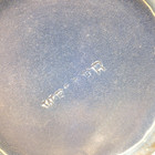 Antique Weller Pottery Blue Vase Hand Painted Floral Art Pottery Ohio