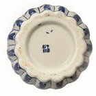Blue White Chinese Porcelain Pumpkin Ginger Jar Vase No Lid Chinoiserie Style 8   