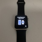 Apple Watch Series 2 Gps 42mm Silver Aluminum Case A1758 With Black Strap