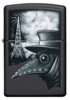 Zippo Plague Of Disinformation Black Matte Windproof Pocket Lighter  218-088353