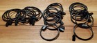 Lot 30 Metal Curtain Rings W clips Black For 2  Drapery Rod Od 2-7 8