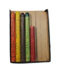 Vtg 1926-1934 Original Binney   Smith No  208  durel  Hard Crayon Set 5 Of 8