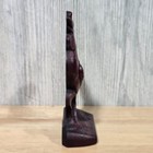 Vtg Cast Iron Rooster Doorstop Barn Red Painted Farmhouse Country Rustic Decor
