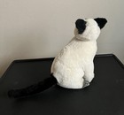 Russ Yomiko Siamese Cat Plush Stuffed Animal White gray Blue Eyes 1995 2770