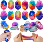 12 Pack Prefilled Easter Galaxy Slime Eggs  Slime Egg Fillers Stress Reliever   