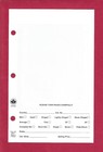 50 Heco unisafe  1 Dealer Sales Cards White Background Fit 7 x 9  3-ring Binder