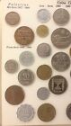 Coins Collection From Israel 1927-1985 Special Issues Included Laminated Set
