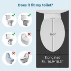 Self-cleaning Nozzle Manual Bidet For Toilet With Soft Close Seat Elongated