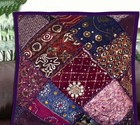 Decorative Home Decor 24 X 24 In Boho Cushion Cover Beaded Boho Sofa Pillow Case