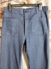 Vtg Navdungaree Denim Bell Bottom Jeans 1990s Usa 32 X 31 Men s High Waist