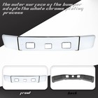 Chrome Metal Front Bumper For 1991-2015 Freightliner Fl50 60 70 80 106 112