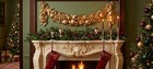 Swag Pediment Wall Hanging Gold Gilt Fruit Floral Baroque Style 23    L 