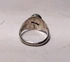 Vintage Navajo Or Southwestern Turquoise Sterling Silver Ring Size 7