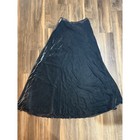Vintage Xacape Black And Silver Max Skirt Glam Emo Gothgirl Cutegoth Gothic Edgy