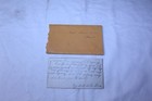  Hand Written Letter Dated Jan  9  1887 On Note Paper  Vintage