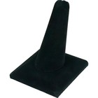 2 Ring Finger Displays Black Velvet Holders Showcases