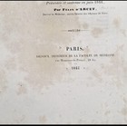 Vintage Medical Book Lot   1844 French Thesis Ophthalmology Rare