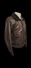 Vtg Vietnam War Us Navy G-1 Leather Flight Jacket Small Scovill Zip Named