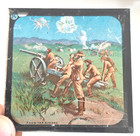 Boer War 1900 Magic Lantern Slide Sailors At The Front With 4 7 Gun Ladysmith