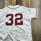 Vintage Indiana Hoosiers Baseball Jersey Mens 38 Player Team Issued Adidas  32