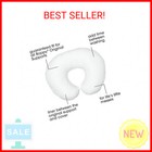 Boppy Original Nursing Pillow Liner  Bright White  Machine Washable And Wipeable