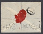 Great Britain Sc 189 193 Used Perfins 1928 Registered Cover London-oslo  Norway