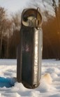 Vintage Leaded Stained Glass Kaleidoscope W  Rotating Marble 