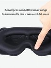 1 Black Mask Sleep Lightweight Soft Visor Travel Night Airplane  foreign Shipping
