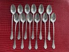 12 Antique Reed   Barton Sterling Silver Jacobean 1911 Ice Tea Spoons 291 5 G