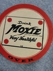 1920s Babe Ruth Era Moxie Soda Advertising Coaster Base Ball Baseball Scorecard