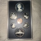 1986 Royal Canadian Mint 7-coin Double Dollar Proof Set W box   Papers