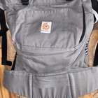 Ergobaby Easy Snug Baby Carrier Original Steel Plaid With Head Cover And Pockets