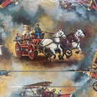 Vintage 1970s  Springbok Round Antique Fire Engines 20     Puzzle 500  Piece