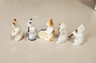 Miniature Bone China Cat Band Musicians Set Of 5 Made In Taiwan