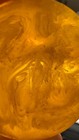 Catalin 6 Marbleized Yellow  Disc By Bakelite 42 mm X 12mm  Vintage 114g